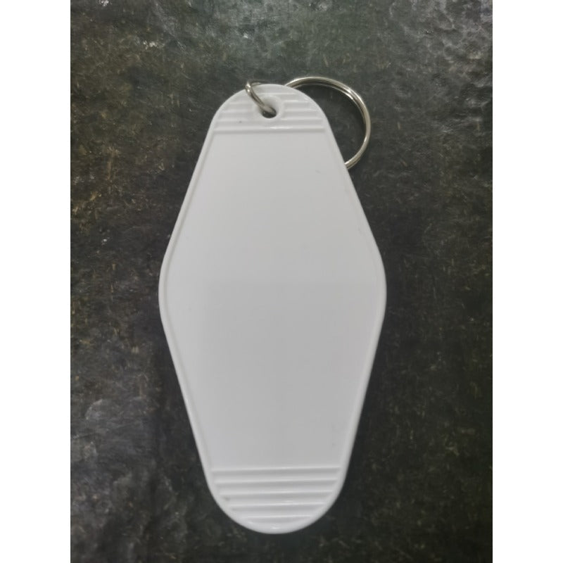 Wholesale Plastic Luggage Tag Retro Motel Number Tag Diamond Hotel Room Card Keychain